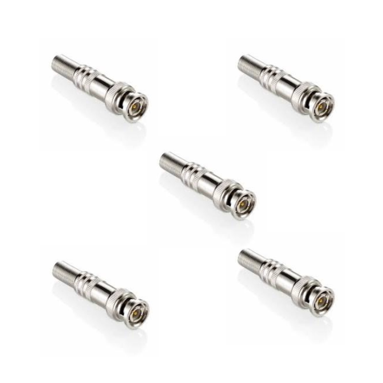 Conector BNC Mola CFTV com 5 unidades