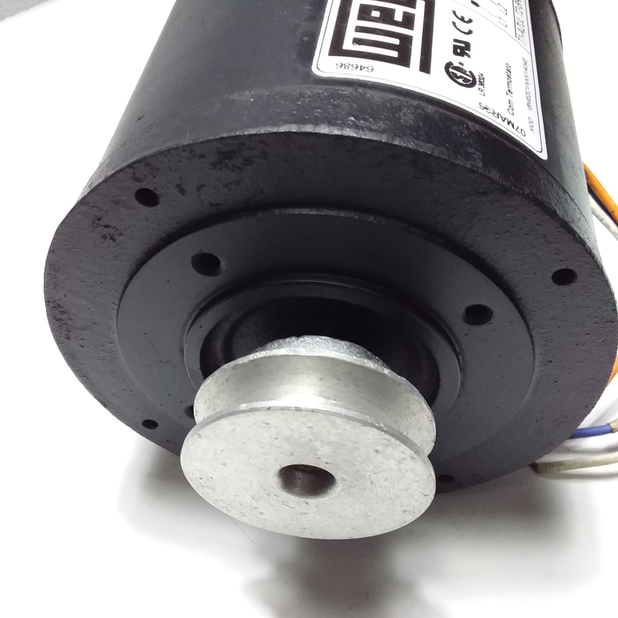 Motor Elétrico Para Portão Eletrônico 1/4 Cv Weg 220 Volts Preto