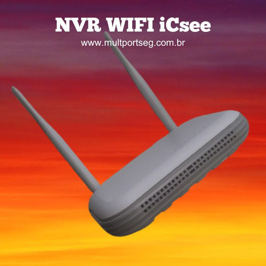 NVR Wifi Icsee Gravador vídeo para câmeras Icsee