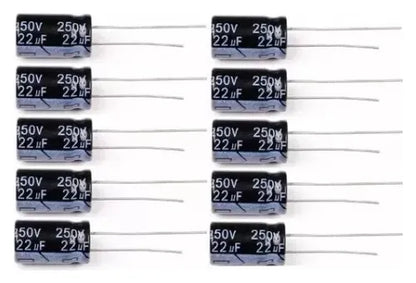 Capacitor Corneta Tweeter 22uf X 250v com 10 unidades