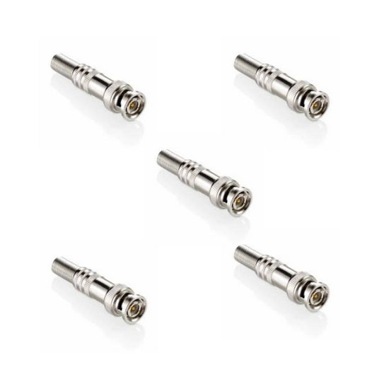 Conector BNC Mola CFTV com 5 unidades